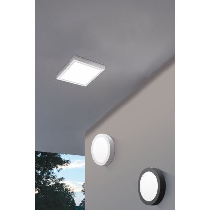 Eglo - Luz de teto de exterior LED LED/16,5W/230V IP44