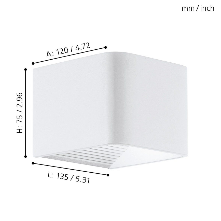 Eglo 96497 - Candeeiro de parede para exterior LED DONINNI LED/6W/230V IP44