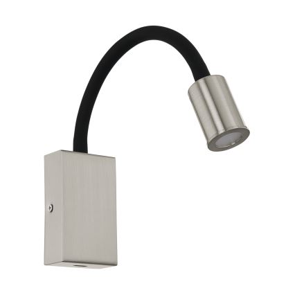 Eglo - Spot de parede LED com carregador USB, 3,5W/230V, cromado mate