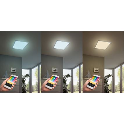 Eglo - Iluminação LED RGBW com regulação SALOBRENA-C LED/16W + controlo remoto