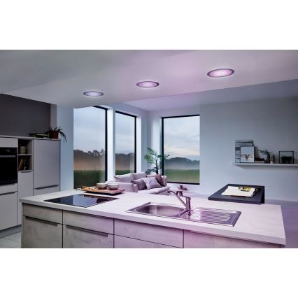 Eglo - Luminária encastrável LED RGB dimerizável FUEVA-C LED/15,6W/230V Ø 22,5 cm