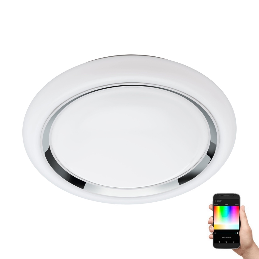 Eglo - Luminária de teto dimmável LED RGBW CAPASSO-C LED/17W/230V