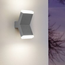 Eglo 96706 - Luz de parede LED CANTZO 2xLED/4W/230V cinzento