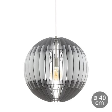 Eglo 96747 - Luz pendente OLMERO 1xE27/60W/230V