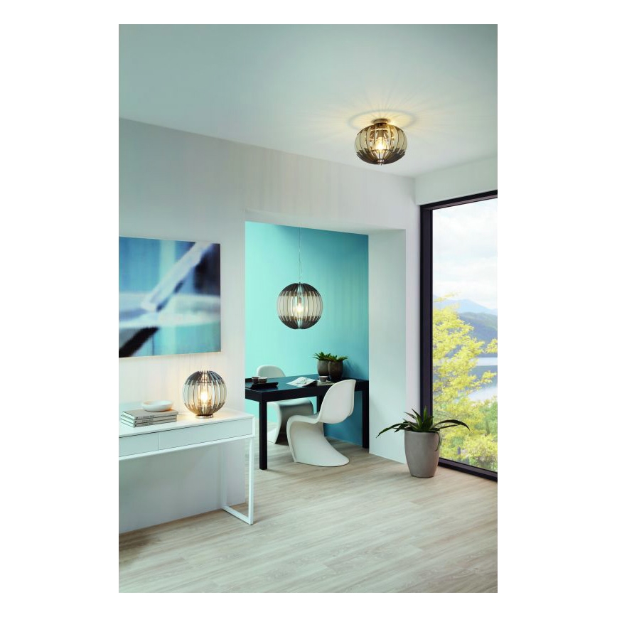 Eglo 96747 - Luz pendente OLMERO 1xE27/60W/230V