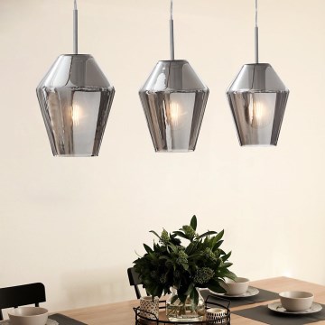 Eglo 96774 - Lustre suspenso por cabo MURMILLO 3xE27/28W/230V