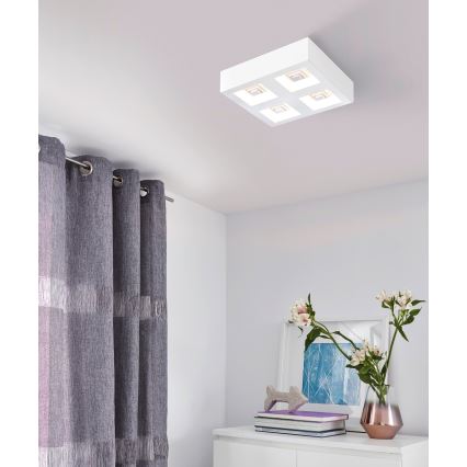 Eglo - Luz de teto LED 4xLED/6,3W/230V