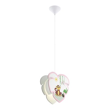 Eglo 96951 - Candelabro pendente num fio de criança LOUIE 1xE27/60W/230V