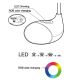 Eglo - Candeeiro de mesa fosco LED 1xLED/2,2W+0,3W/230V RGB