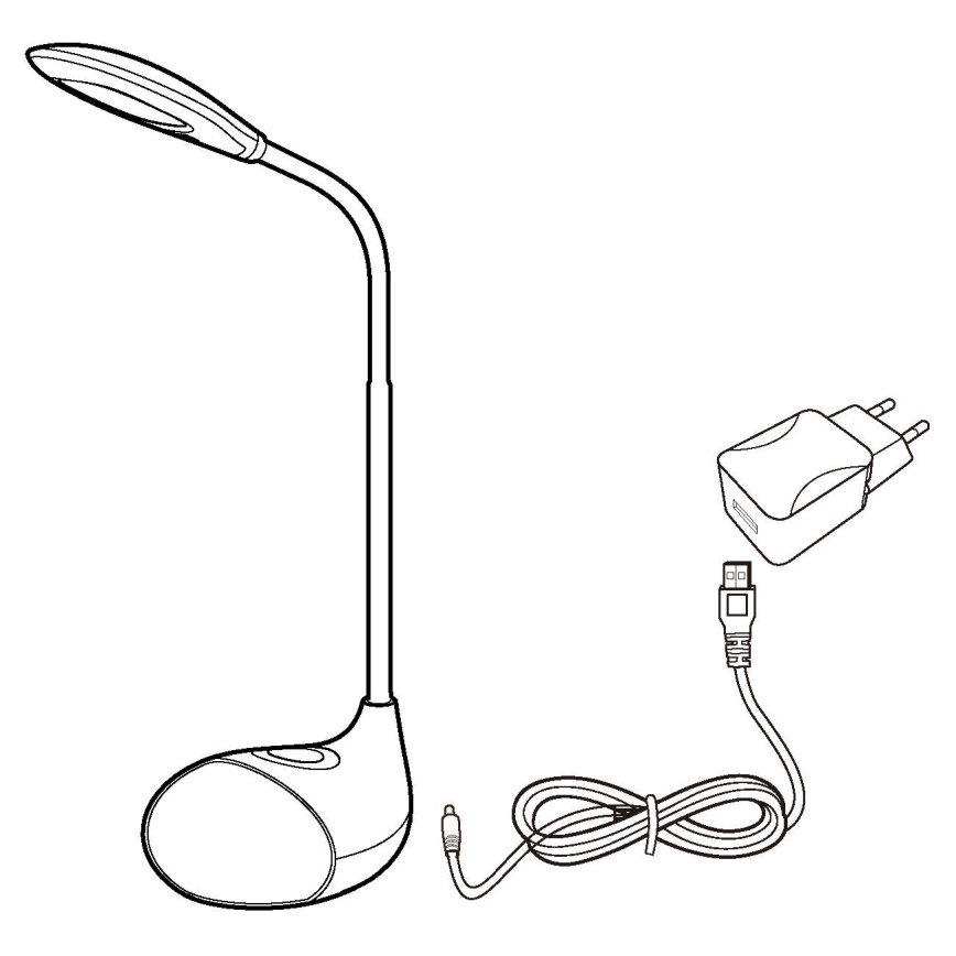 Eglo - Candeeiro de mesa dimerizável LED/2,2W+0,3W/230V RGB