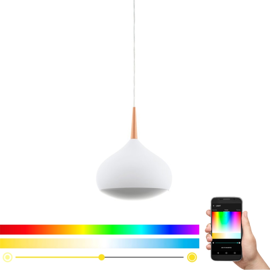 Eglo 97087 - Pendente LED RGBW regulável COMBA-C LED/18W/230V