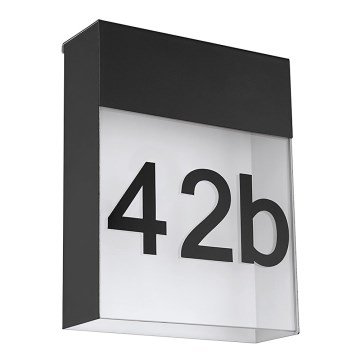 Eglo 97117 - Número de casa LED PONSO LED/4,8W/230V IP44