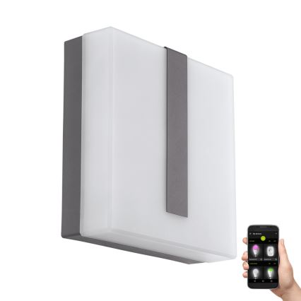 Eglo - Luminária de parede exterior LED regulável TORAZZA-C LED/14W/230V IP44