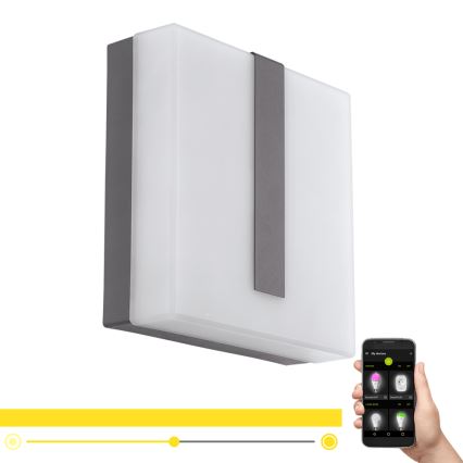 Eglo - Luminária de parede exterior LED regulável TORAZZA-C LED/14W/230V IP44