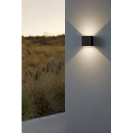 Eglo - Luz de parede LED de exterior 2xLED/3,3W/230V IP54
