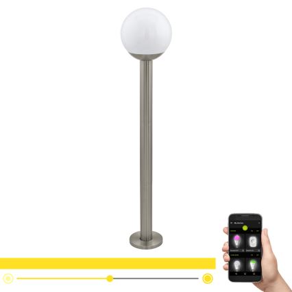 Eglo - Candeeiro exterior LED com regulação NISIA-C 1xE27/9W/230V 980 mm IP44