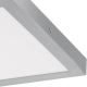 Eglo - Luz de teto LED 1xLED/25W/230V prata angular