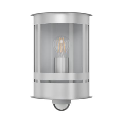 Eglo - Luz de parede de exterior com sensor 1xE27/60W/230V IP44