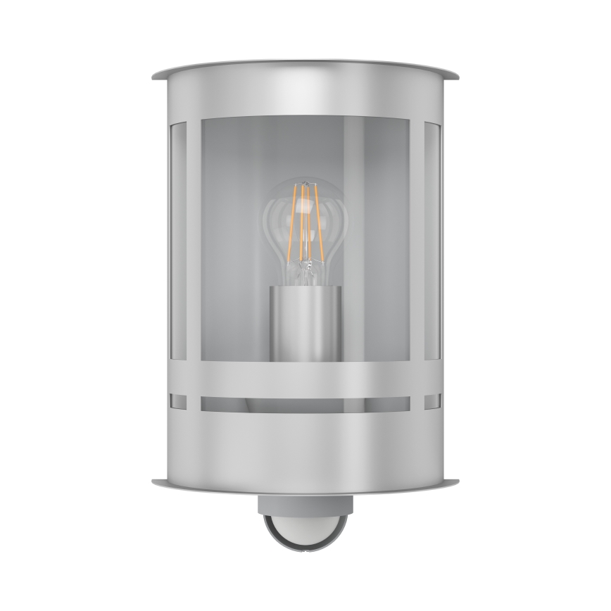 Eglo - Luz de parede de exterior com sensor 1xE27/60W/230V IP44