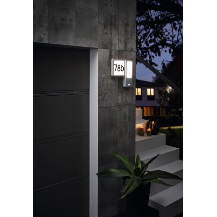 Eglo - Aplique de parede exterior LED 2xLED/2,7W + LED/3,6W/230V IP44