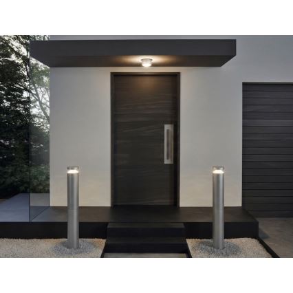 Eglo 97302 - Candeeiro de exterior LED MELZO 11W/230V, cinzento, 990 mm, IP65