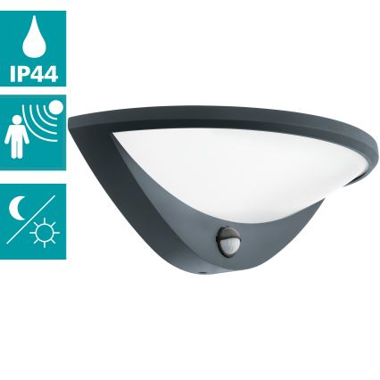 Eglo 97312 - LED Iluminação de parede exterior com sensor BELCREDA LED/9,3W/230V IP44
