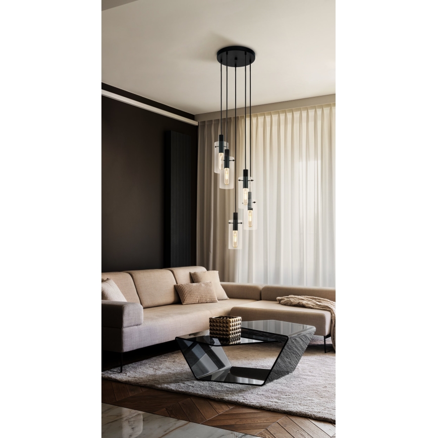 Eglo - Candelabro num fio 5xE27/60W/230V