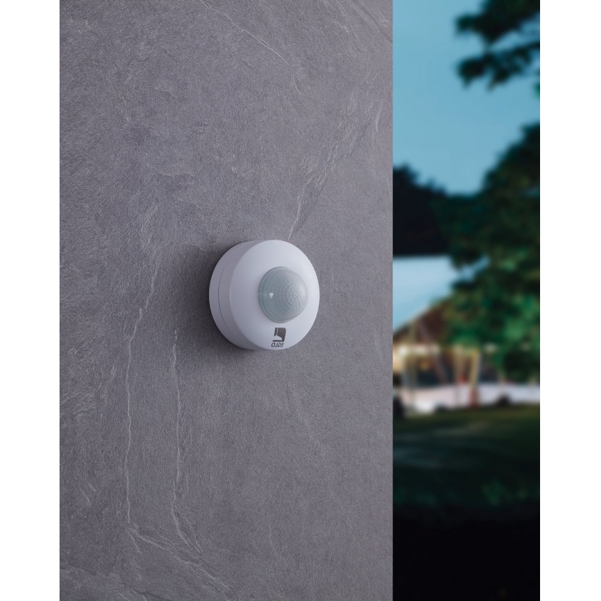 Eglo - Sensor de movimento exterior 12 m branco IP44