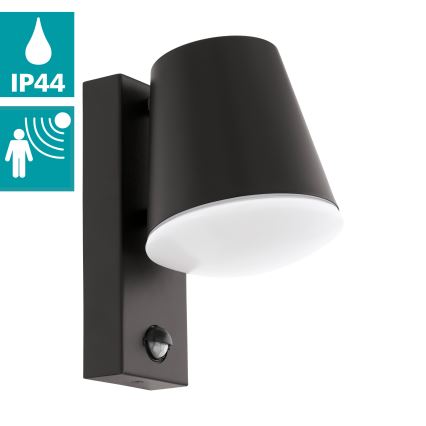 Eglo - Luz de parede de exterior com sensor 1xE27/10W/230V IP44