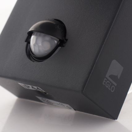 Eglo - Luz de parede de exterior com sensor 1xE27/10W/230V IP44