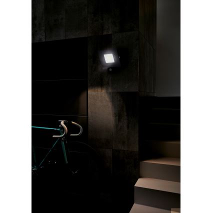 Eglo - Holofote com sensor LED LED/50W/230V IP44