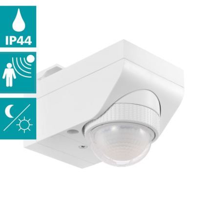 Eglo 97466 - Sensor exterior de movimento e crepúsculo DETECT ME 4, alcance 12 m, branco, IP44