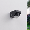 Eglo 97467 - Sensor para exterior de movimento e crepúsculo DETECT ME 4 12 m preto IP44