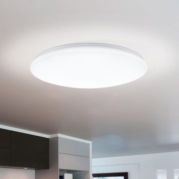 Eglo 97528 - Luminária de teto LED dimmerizável GIRON LED/80W/230V com controlo remoto