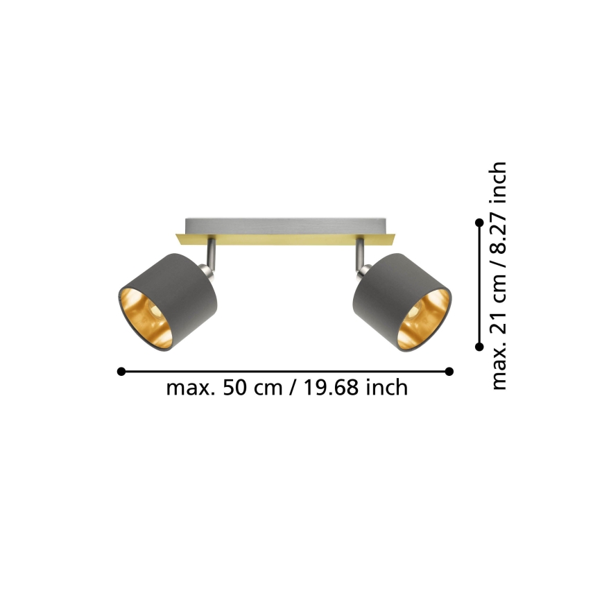 Eglo - Foco 2xE14/10W/230V