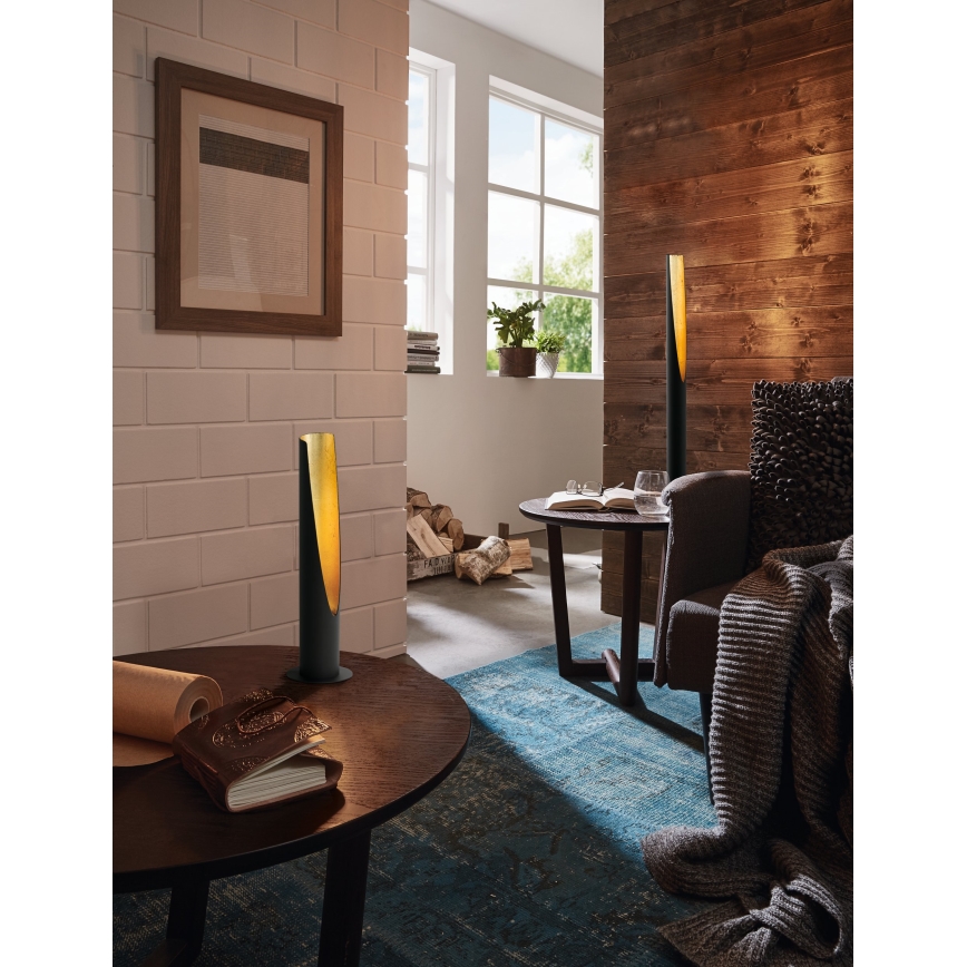 Eglo - Candeeiro de chão LED 1xGU10/4,5W/230V preto