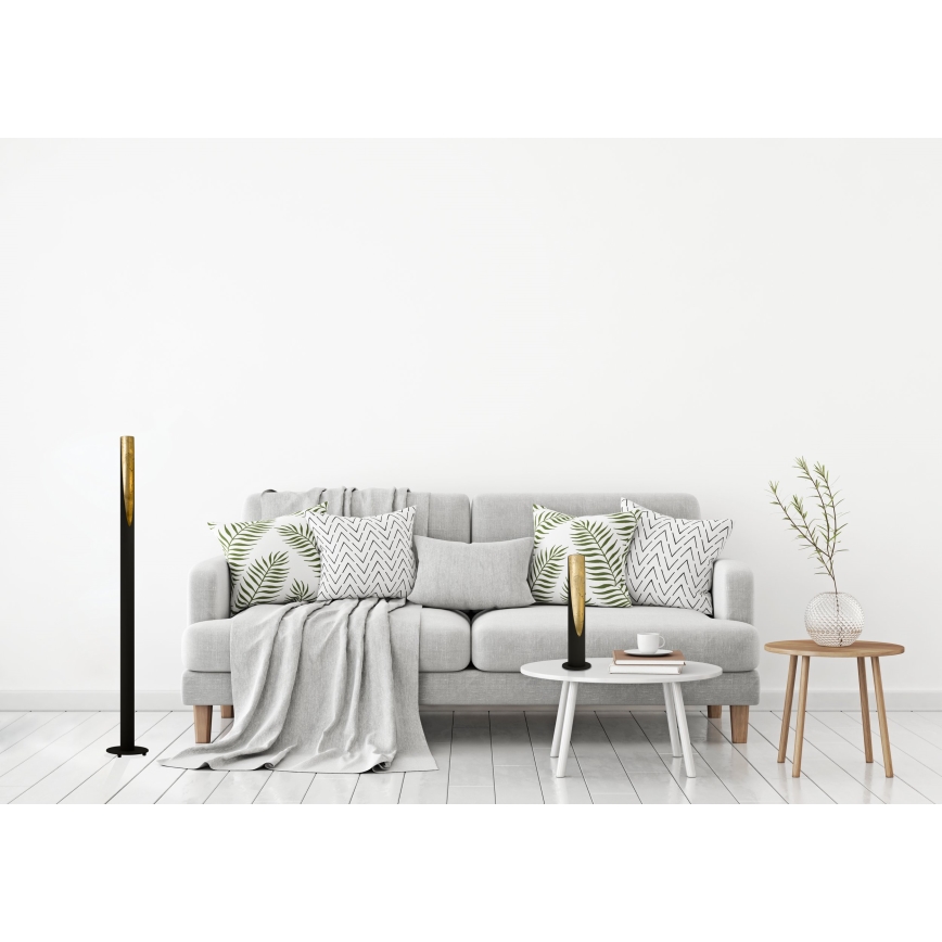 Eglo - Candeeiro de chão LED 1xGU10/4,5W/230V preto