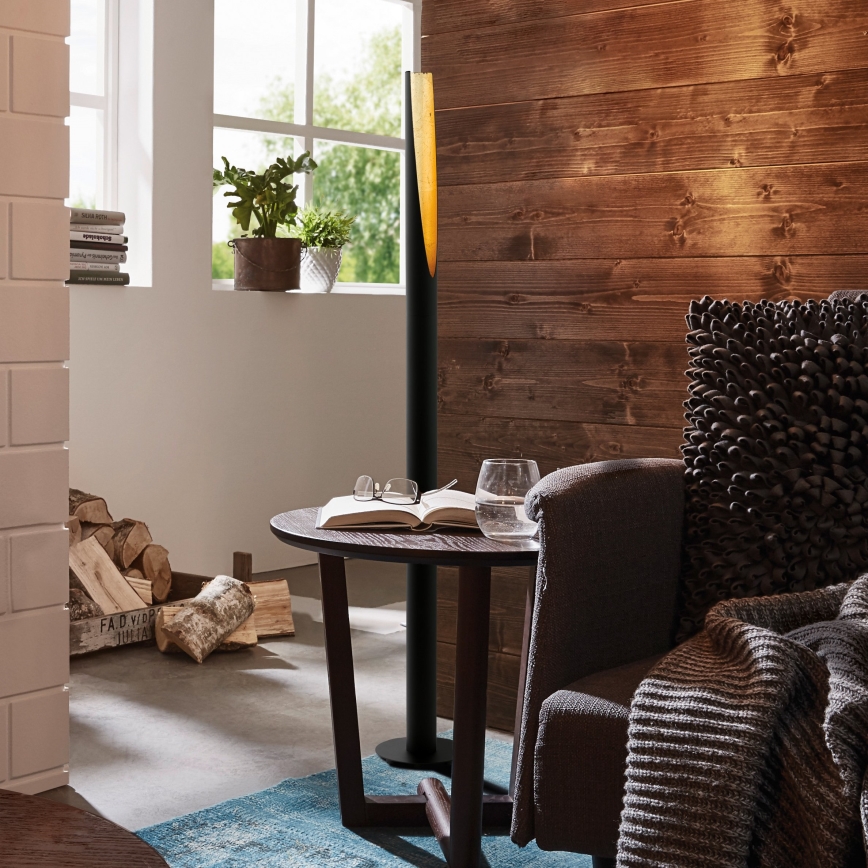 Eglo - Candeeiro de chão LED 1xGU10/4,5W/230V preto