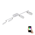 Eglo 97694 - Luminária de teto LED RGB PALOMBARE-C 4xLED/5W/230V