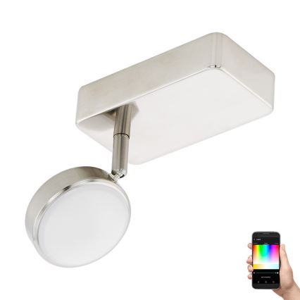 Eglo 97714 - Luminária de embutir LED RGB regulável CORROPOLI-C LED/5W/230V