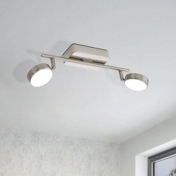 Eglo 97715 - Luminária de embutir LED RGB regulável CORROPOLI-C 2xLED/5W/230V