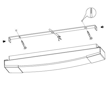 Eglo - Iluminação de espelho de casa de banho LED LED/16W/230V IP44