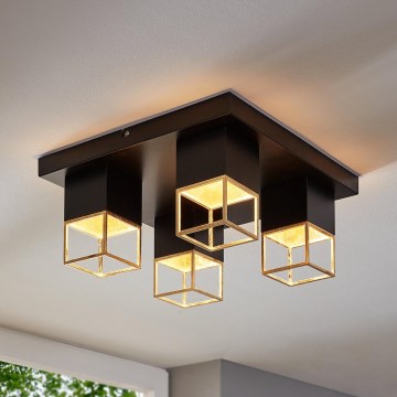 Eglo 97731 - Candeeiro de Tecto de Superfície LED MONTEBALDO 4xGU10/5W/230V