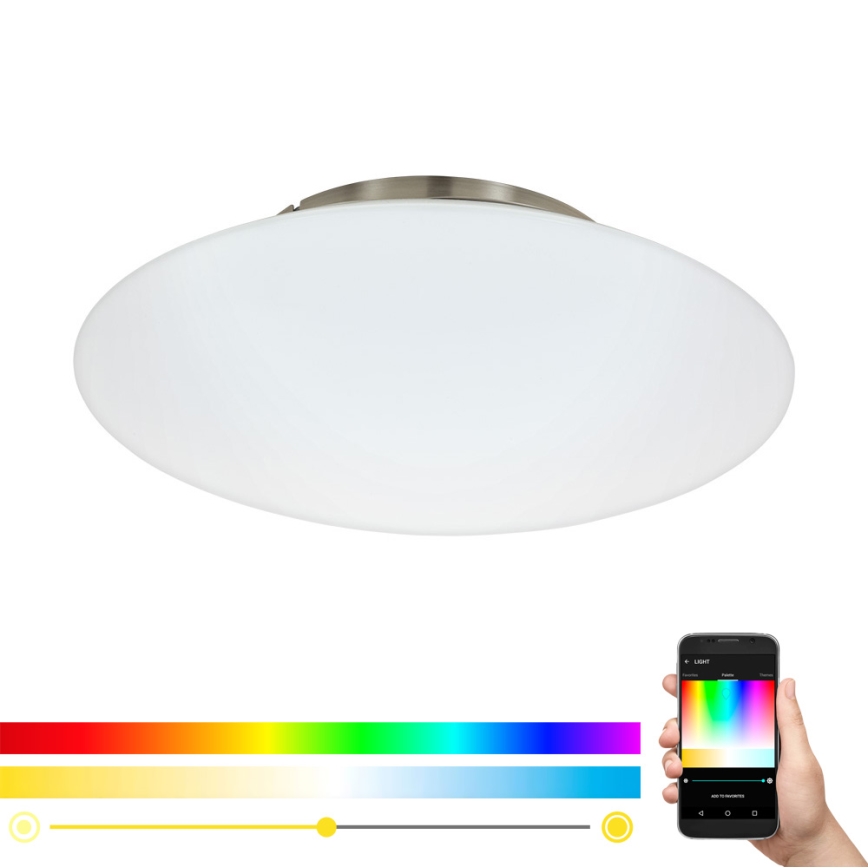 Eglo 97811 - Candeeiro de teto LED RGB dimerizável FRATTINA-C LED/27W/230V