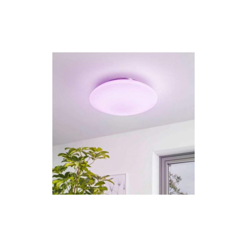 Eglo 97811 - Luminária de teto LED RGB dimmerizável FRATTINA-C 1xLED/27W/230V