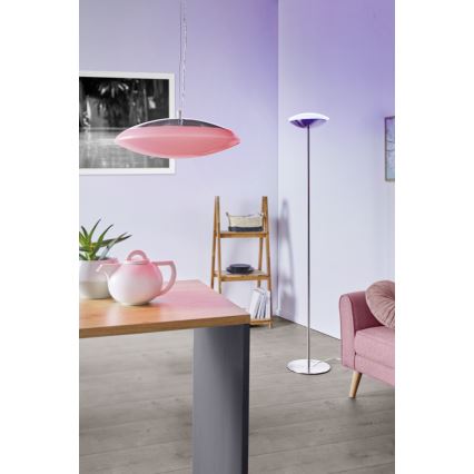 Eglo 97814 - Candeeiro de pé LED RGB dimerizável FRATTINA-C 1xLED/18W/230V