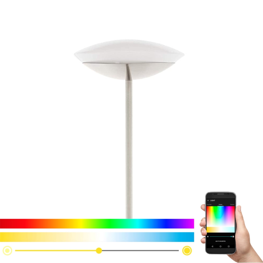 Eglo 97814 - Candeeiro de pé LED RGB dimerizável FRATTINA-C 1xLED/18W/230V