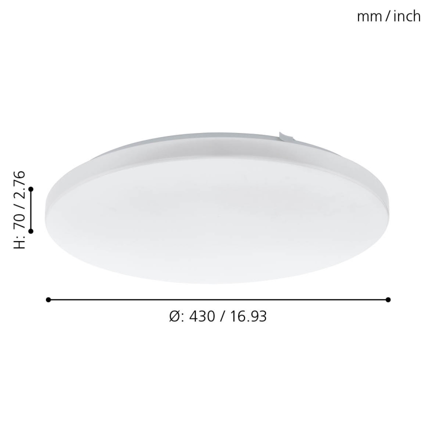Eglo - Luz de teto LED LED/33,5W/230V