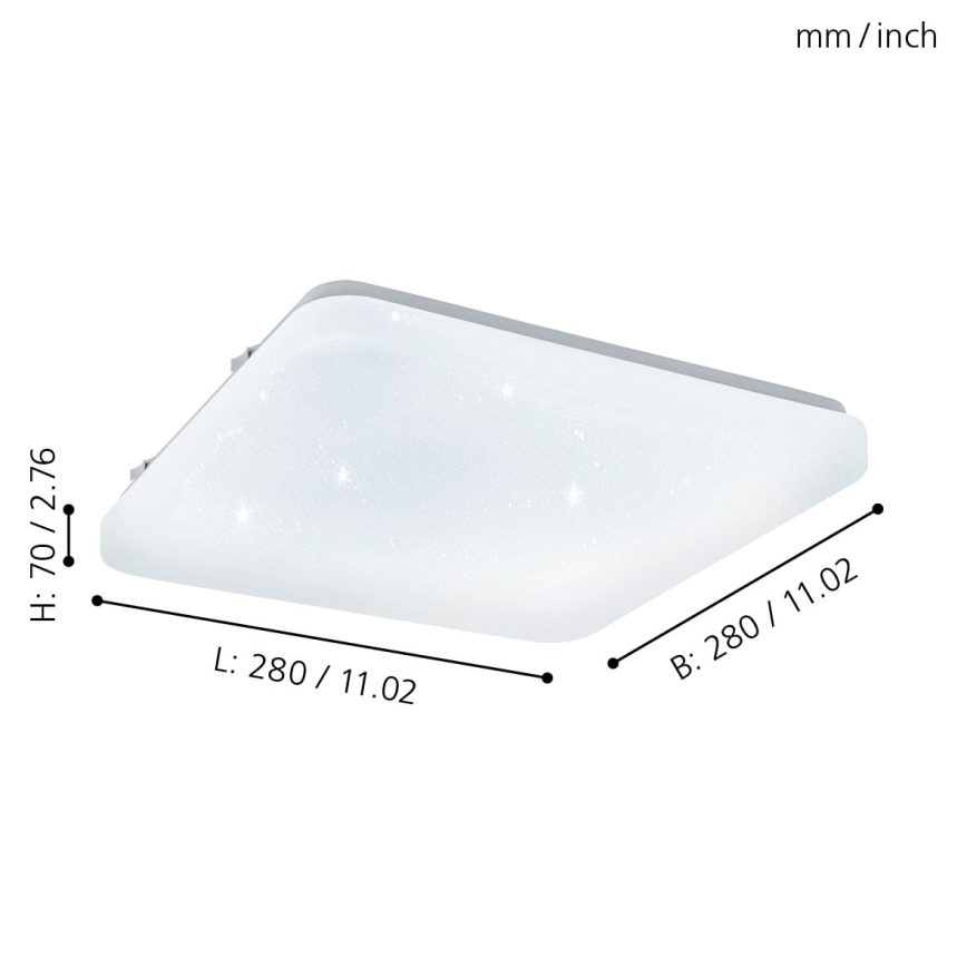 Eglo - Luz de teto LED LED/11,5W/230V
