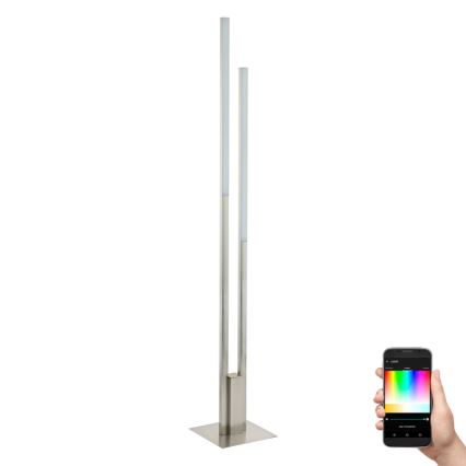 Eglo - Lâmpada de pé LED RGB regulável FRAIOLI-C 2xLED/17W/230V